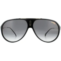 Carrera Aviator^Sunglasses Hot 65 807/9O Black Dark Grey Gradient
