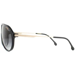Carrera Aviator^Sunglasses Hot 65 807/9O Black Dark Grey Gradient