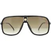 Carrera Rectangle^Sunglasses 1019/S 807 HA Black Gold Brown Gradient
