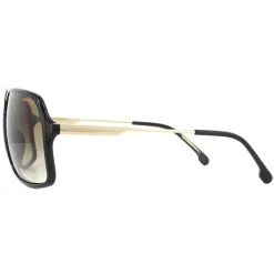 Carrera Rectangle^Sunglasses 1019/S 807 HA Black Gold Brown Gradient