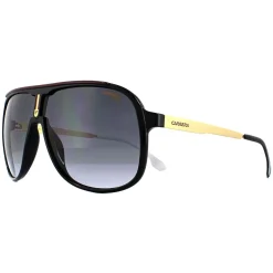 Carrera Aviator^Sunglasses 1007/S 807 9O Black Gold Dark Grey Gradient