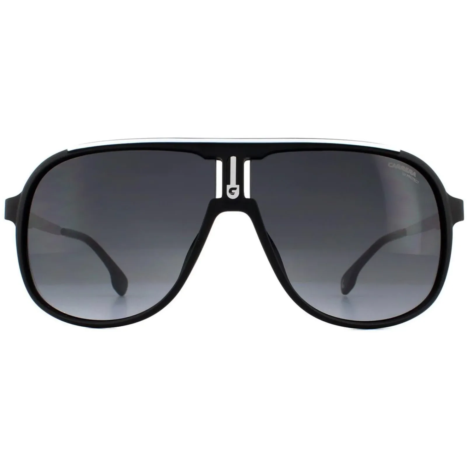 Carrera Aviator^Sunglasses 1007/S 003 9O Matte Black Dark Grey Gradient