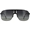 Carrera Rectangle^Sunglasses 1043/S/ 807 WJ Black Grey Gradient Polarised