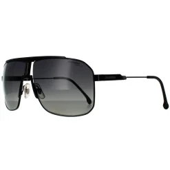 Carrera Rectangle^Sunglasses 1043/S/ 807 WJ Black Grey Gradient Polarised