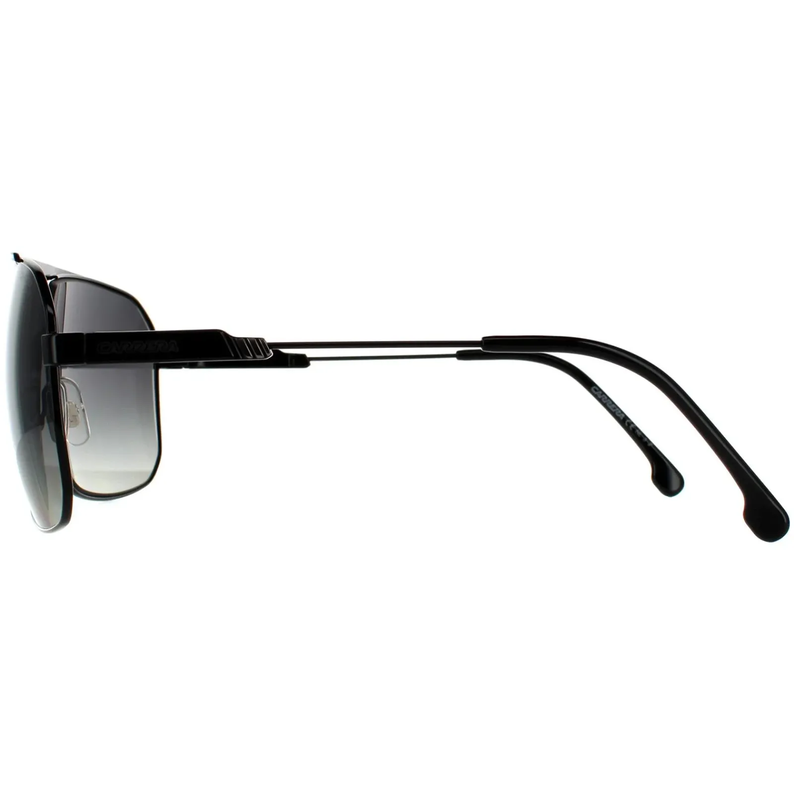 Carrera Rectangle^Sunglasses 1043/S/ 807 WJ Black Grey Gradient Polarised