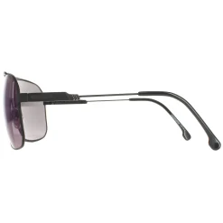 Carrera Square^Sunglasses 1043/S 003 XT Matte Black Grey With Blue Flash Mirr