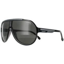 Carrera Aviator^Sunglasses 1057/S 08A M9 Black Grey Grey Polarized
