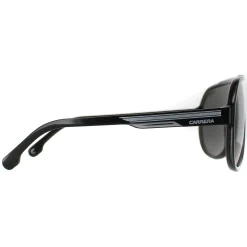 Carrera Aviator^Sunglasses 1057/S 08A M9 Black Grey Grey Polarized