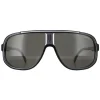 Carrera Rectangle^Sunglasses 1058/S 08A M9 Black Grey Grey