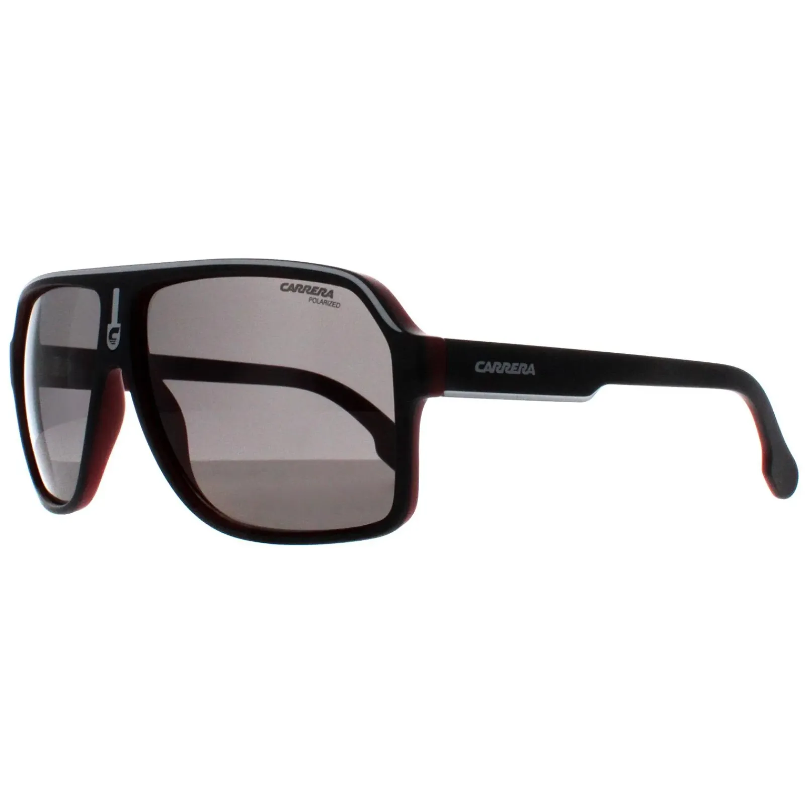 Carrera Polarised|Aviator^Sunglasses 1001/S BLX M9 Black Silver Red Grey Polarized