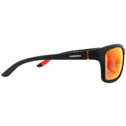 Carrera Polarised^Sunglasses 8013/S DL5 OZ Matt Black Red Mirror Polarized