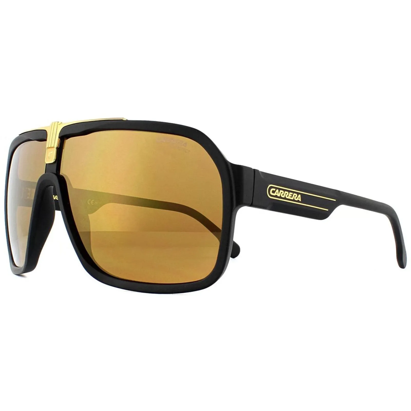 Carrera Aviator^Sunglasses 1014/S I46 K1 Black Gold Gold Mirror