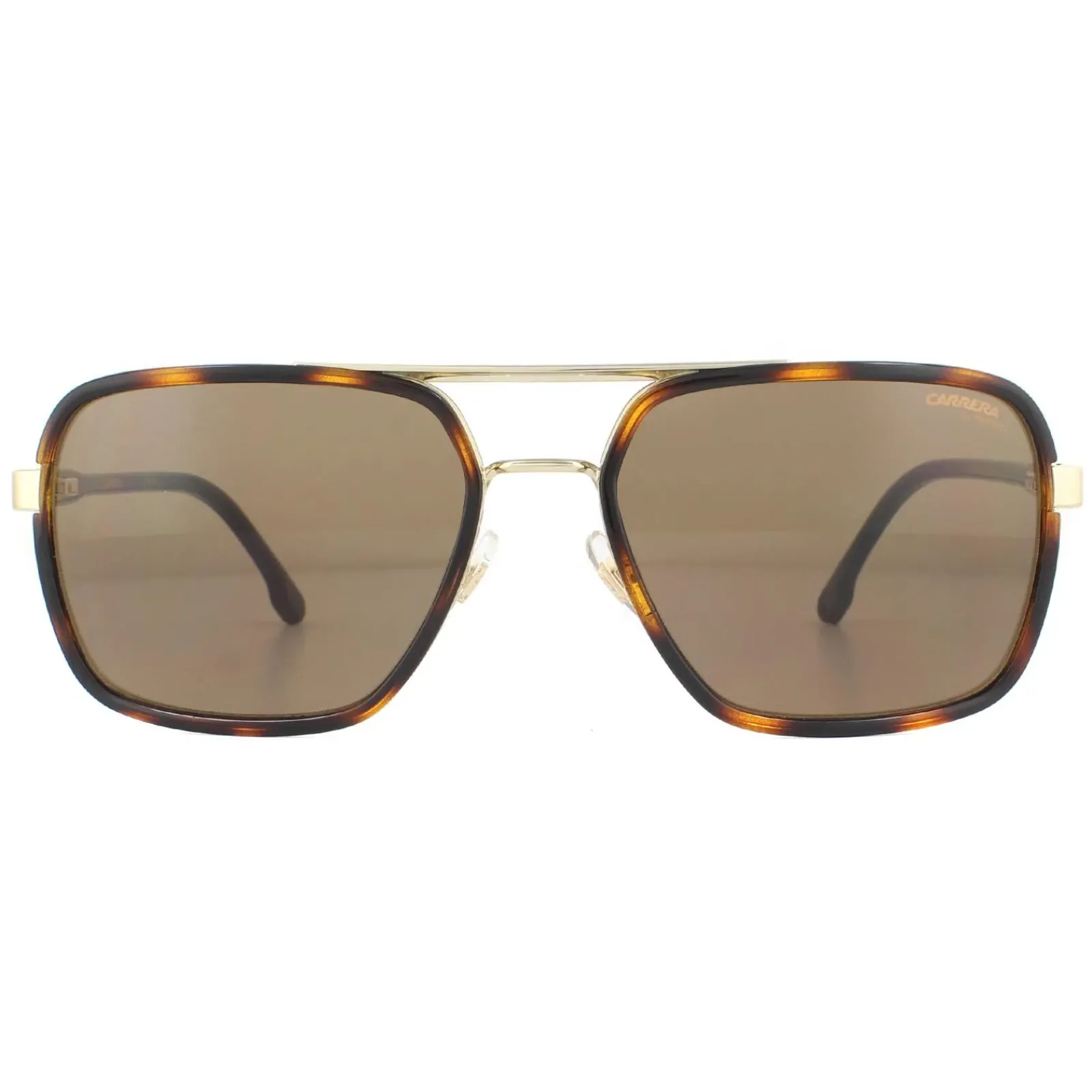 Carrera Square^Sunglasses 256/S J5G 70 Dark Havana Gold Brown