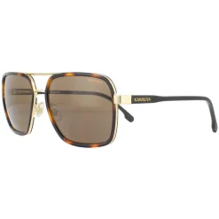 Carrera Square^Sunglasses 256/S J5G 70 Dark Havana Gold Brown