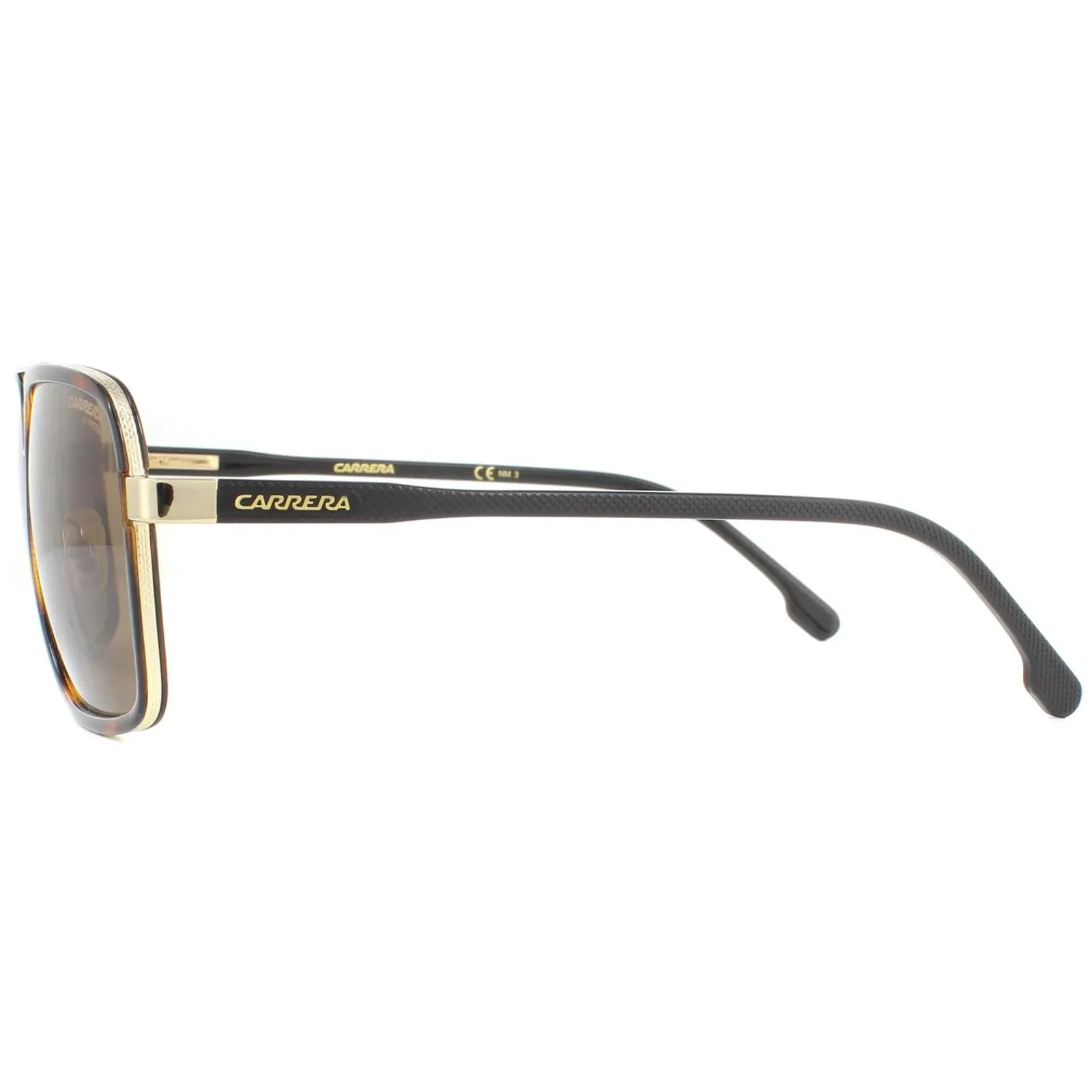 Carrera Square^Sunglasses 256/S J5G 70 Dark Havana Gold Brown