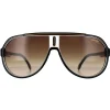 Carrera Aviator^Sunglasses 1057/S 2M2 HA Black Gold Brown Gradient