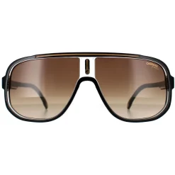 Carrera Rectangle^Sunglasses 1058/S 2M2 HA Black Gold Brown Gradient