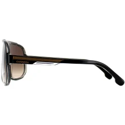 Carrera Rectangle^Sunglasses 1058/S 2M2 HA Black Gold Brown Gradient