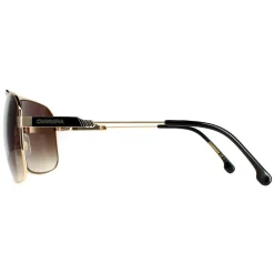 Carrera Rectangle^Sunglasses 1043/S 2M2 HA Black Gold Brown Gradient