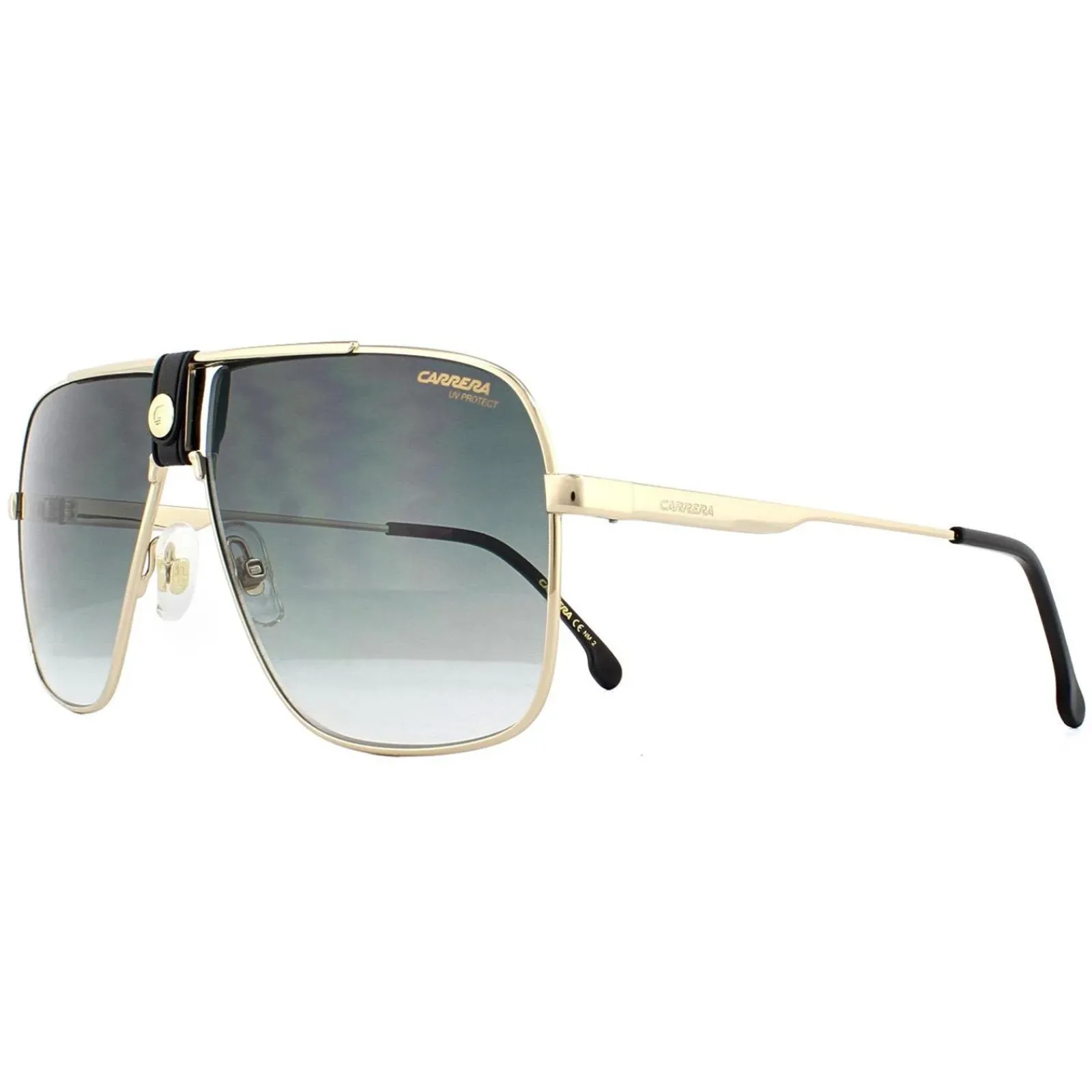 Carrera Aviator^Sunglasses 1018/S 2M2 9K Black Gold Green Gradient