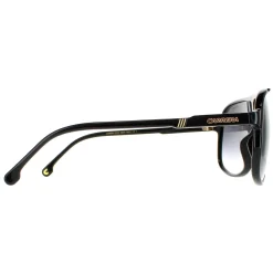 Carrera Aviator^Sunglasses 1047/S 2M2 9O Black Gold Dark Grey Gradient