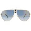 Carrera Aviator^Sunglasses 1033/S 2M2 1V Black Gold Blue Gold Gradient Mirror