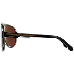 Carrera Aviator^Sunglasses 1057/S 2M2 YL Black Gold Gold High Contrast Polariz