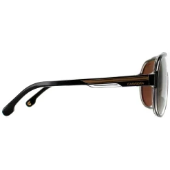 Carrera Aviator^Sunglasses 1057/S 2M2 YL Black Gold Gold High Contrast Polariz
