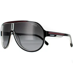 Carrera Aviator^Sunglasses 1057/S OIT 9O Black Red Dark Grey Gradient