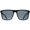 Carrera Rectangle^Sunglasses 8064/S OIT Q3 Black and Red Burgundy