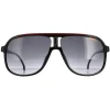 Carrera Aviator^Sunglasses 1047/S OIT 9O Black Red Dark Grey Gradient