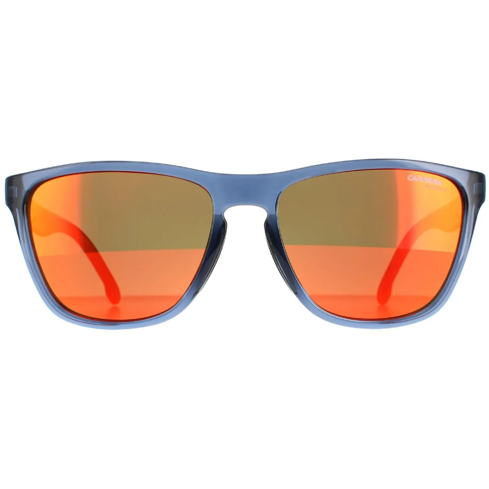 Carrera Square|Square^Sunglasses 8058/S PJP UW Blue Orange Flash Mirror