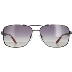 Carrera Polarised|Rectangle^Sunglasses 8014/S R80 WJ Semi Matte Dark Ruthenium Grey Gradie