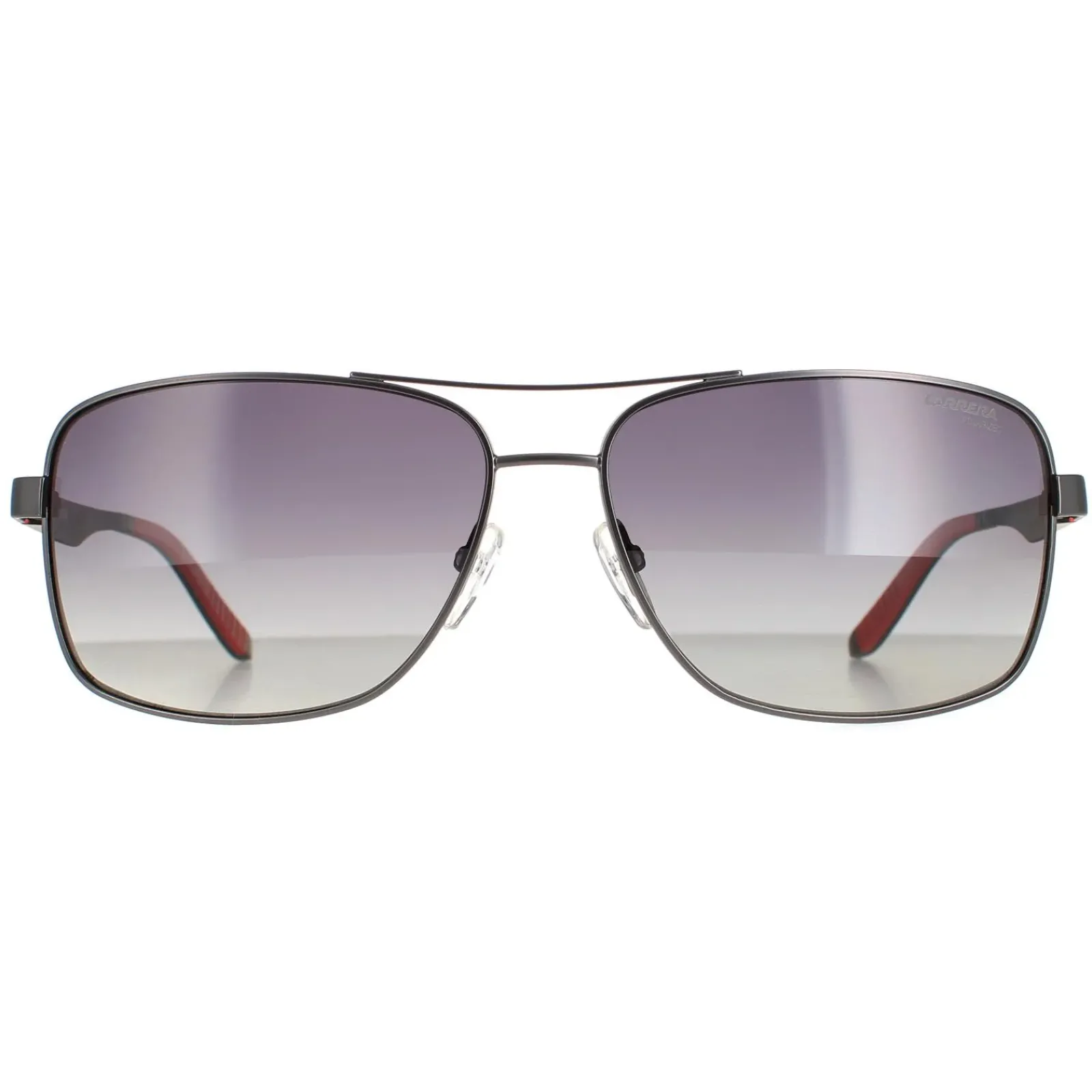 Carrera Polarised|Rectangle^Sunglasses 8014/S R80 WJ Semi Matte Dark Ruthenium Grey Gradie