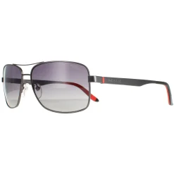 Carrera Polarised|Rectangle^Sunglasses 8014/S R80 WJ Semi Matte Dark Ruthenium Grey Gradie