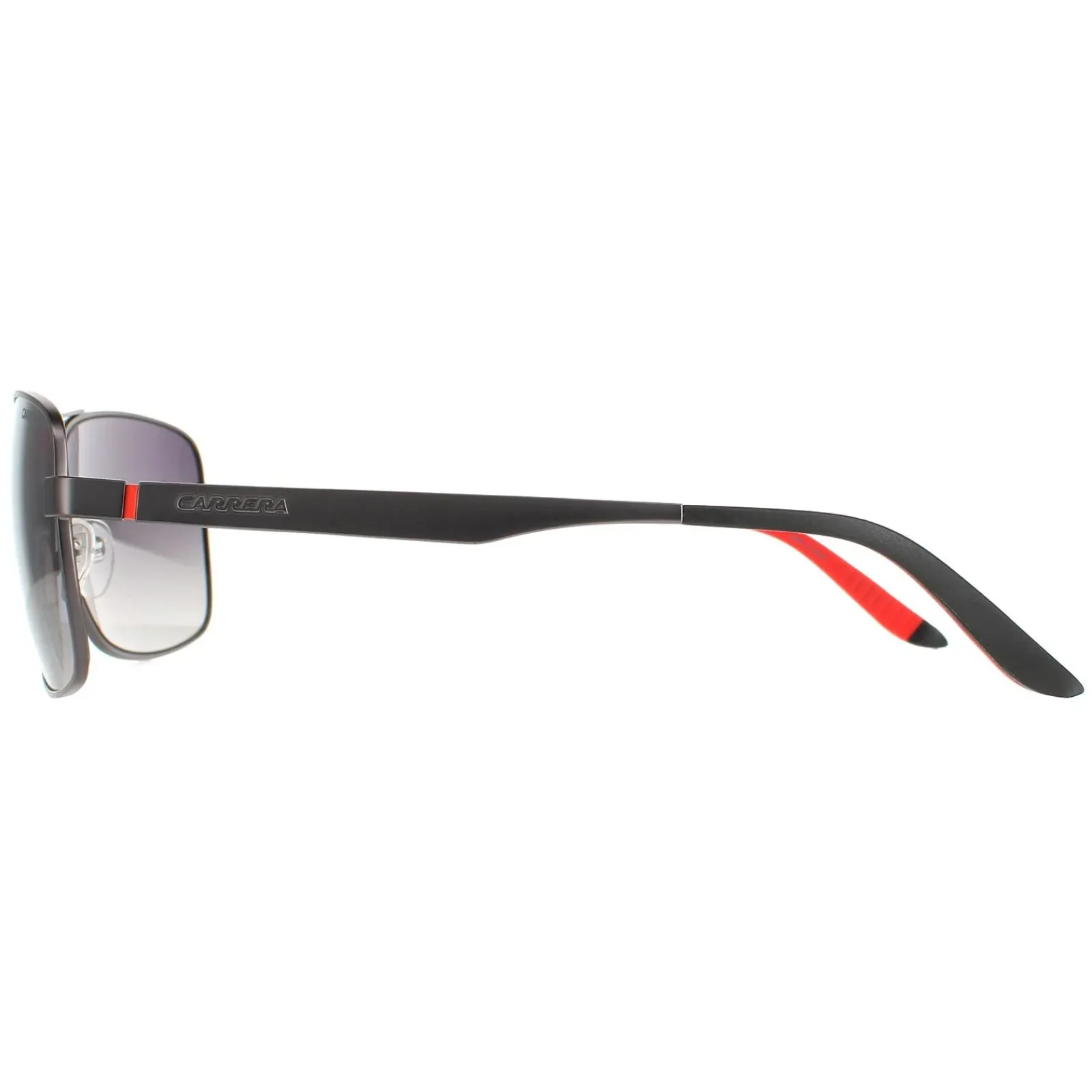 Carrera Polarised|Rectangle^Sunglasses 8014/S R80 WJ Semi Matte Dark Ruthenium Grey Gradie