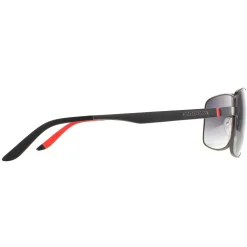 Carrera Polarised|Rectangle^Sunglasses 8014/S R80 WJ Semi Matte Dark Ruthenium Grey Gradie