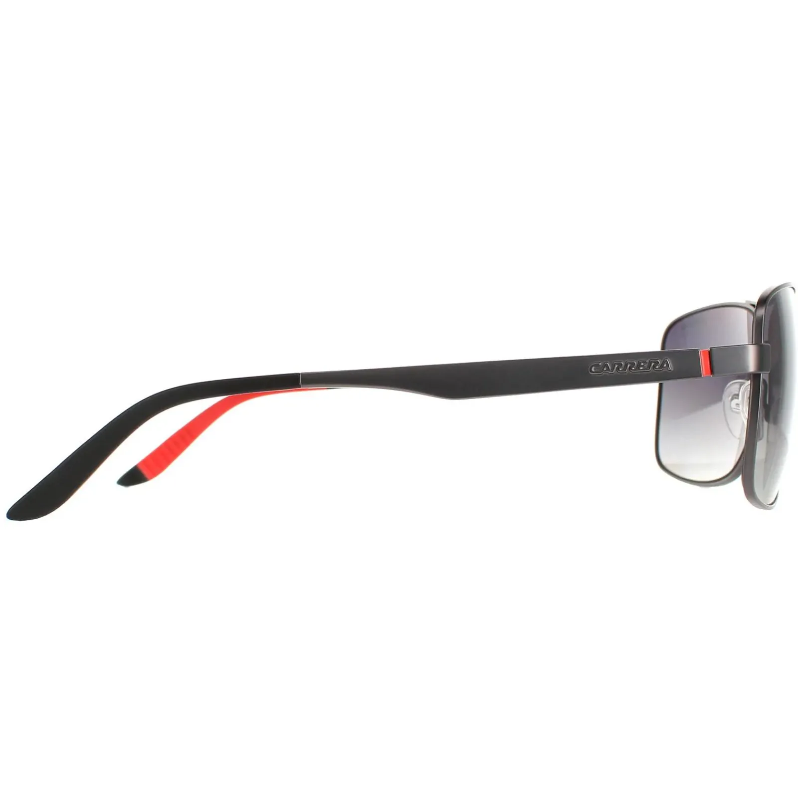 Carrera Polarised|Rectangle^Sunglasses 8014/S R80 WJ Semi Matte Dark Ruthenium Grey Gradie