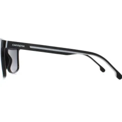 Carrera Rectangle^Sunglasses 8064/S 80S 9O Black and White Dark Grey Gradient