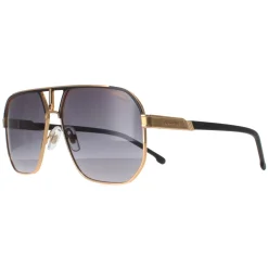 Carrera Aviator^Sunglasses 1062/S SAO 9O Matte Black and Gold Dark Grey Gradie