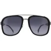 Carrera Aviator^Sunglasses 133/S TI7 9O Ruthenium Matte Black Dark Grey Gradie