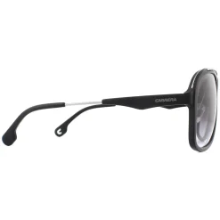 Carrera Aviator^Sunglasses 133/S TI7 9O Ruthenium Matte Black Dark Grey Gradie