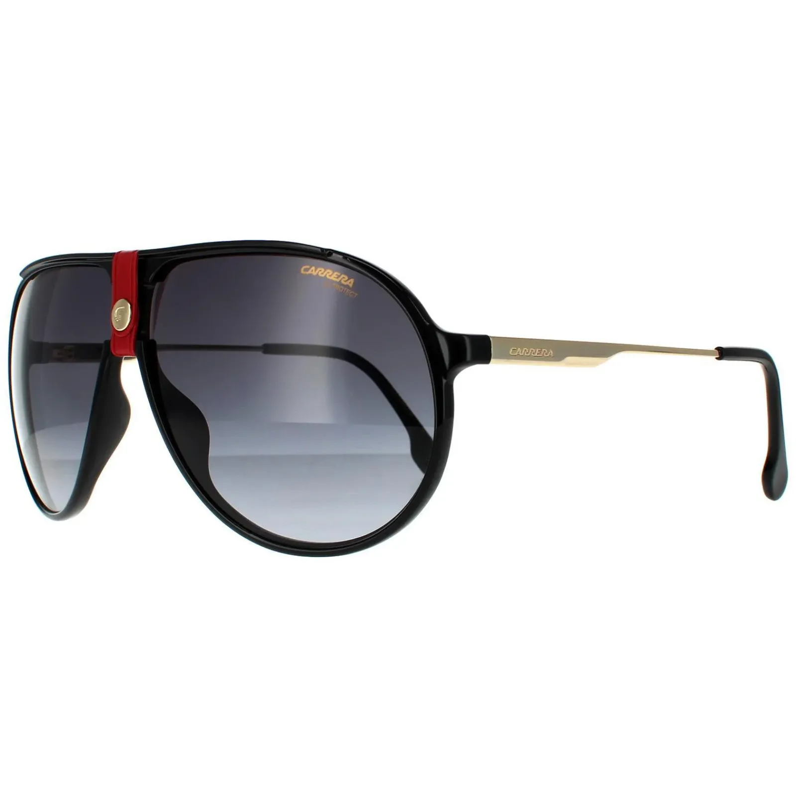 Carrera Aviator^Sunglasses 1034S Y11 9O Gold Red and Black Grey Gradient