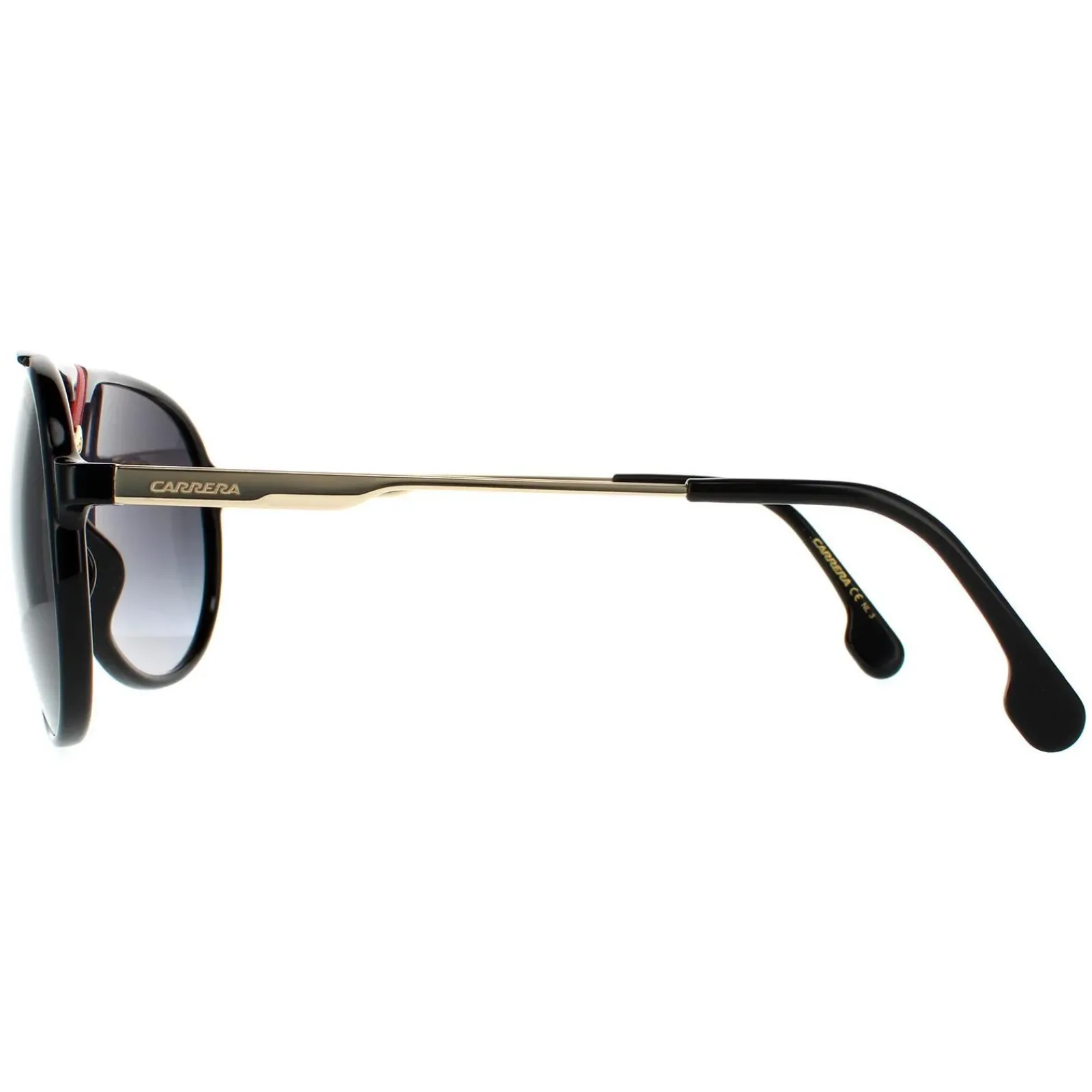 Carrera Aviator^Sunglasses 1034S Y11 9O Gold Red and Black Grey Gradient