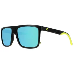 Carrera Square^Sunglasses 8055/S 7ZJ Z9 Black Green Green Multilayer Mirror