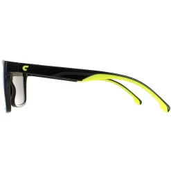 Carrera Square^Sunglasses 8055/S 7ZJ Z9 Black Green Green Multilayer Mirror
