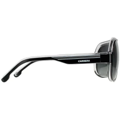 Carrera Polarised|Aviator^Sunglasses Speedway/N 80S WJ Black White Grey Gradient Polariz