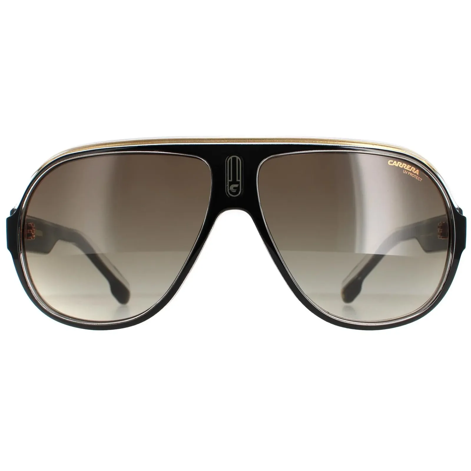 Carrera Aviator|Aviator^Sunglasses Speedway/N 2M2 HA Black Gold Brown Gradient