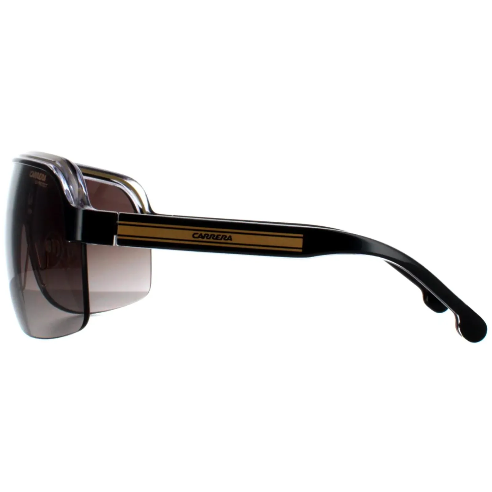 Carrera Shield|Shield^Sunglasses Topcar 1/N 2M2 HA Black Gold Brown Gradient