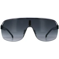 Carrera Shield|Shield^Sunglasses Topcar 1/N 80S 9O Black White Dark Grey Gradient